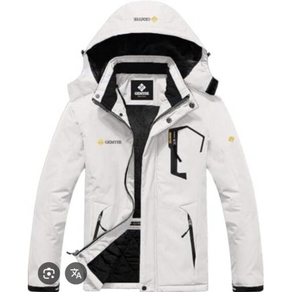 GEMYSE Women's Waterproof Ski Snow Jacket Winter Warm Lined Mountain Hiking Coat - Picture 3 of 16